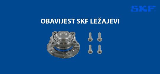 obavijest SKF ležaj